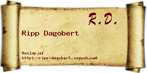 Ripp Dagobert névjegykártya